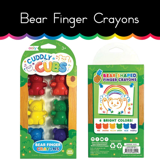 Bear Finger Crayons