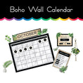 Load image into Gallery viewer, Boho Wall Calendar
