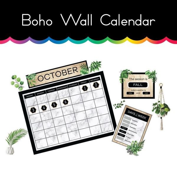 Boho Wall Calendar