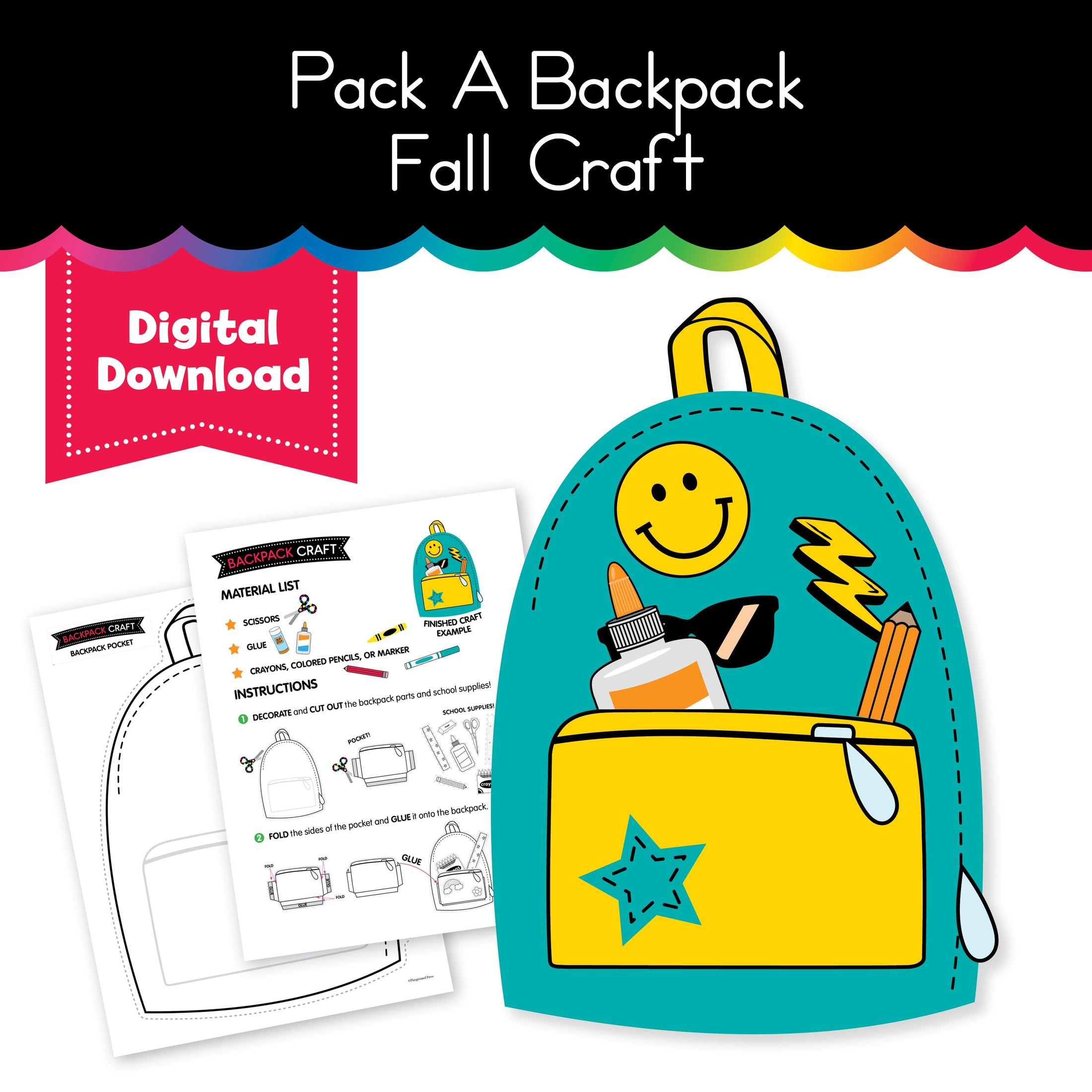 Pack A Backpack Fall Craft