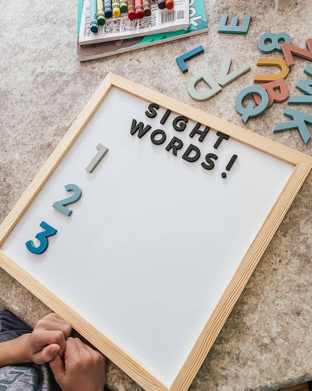 Black Magnetic Letters