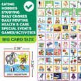 Load image into Gallery viewer, Magnetic Visual Schedule Cards for Kids
