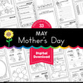 Load image into Gallery viewer, Printable No-Prep Mother's Day Keepsake Pack: Crafts, Writing & Activities (PreK-3)

