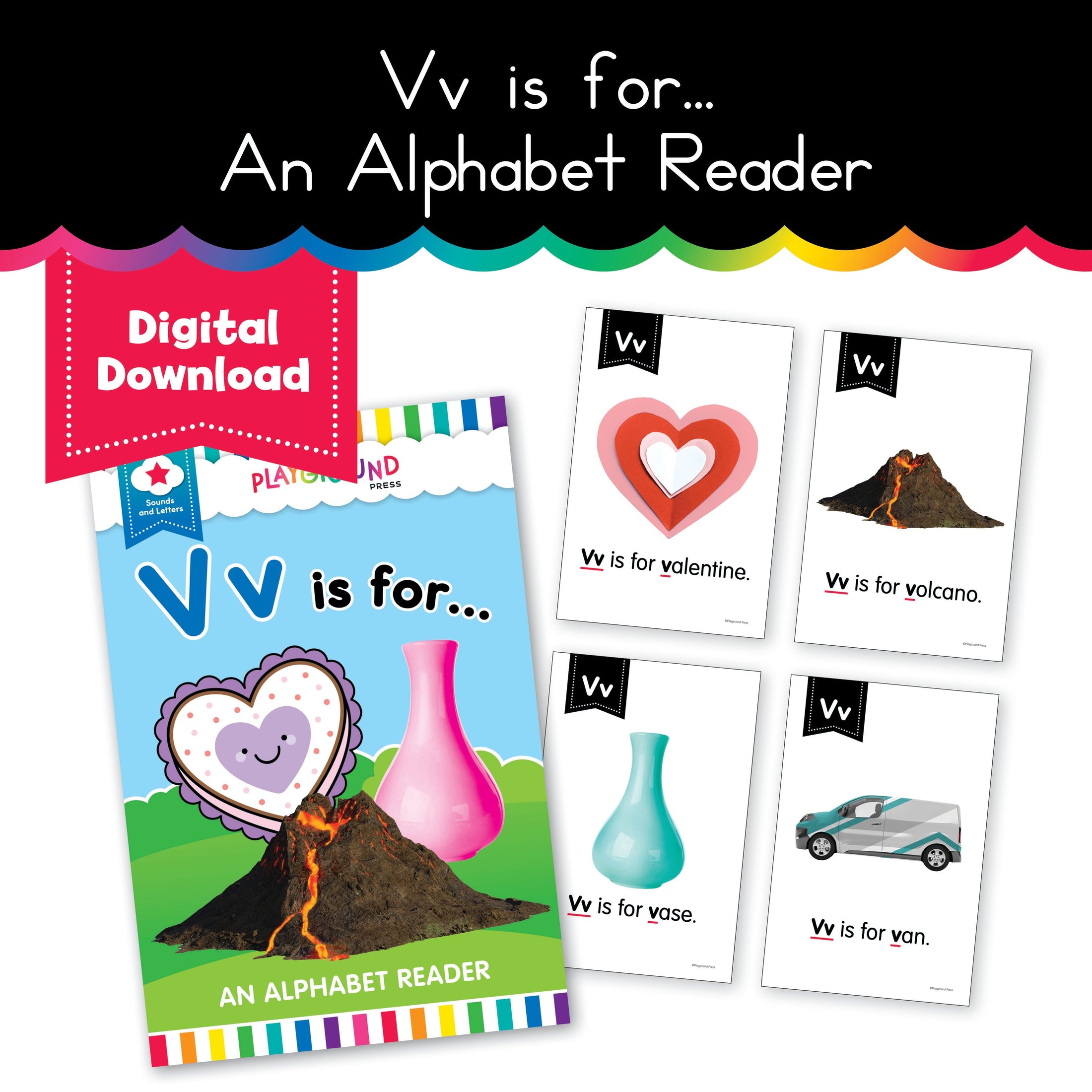 Vv is for...an alphabet reader