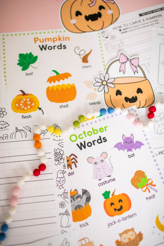 Printable Kindergarten October Writing Bundle