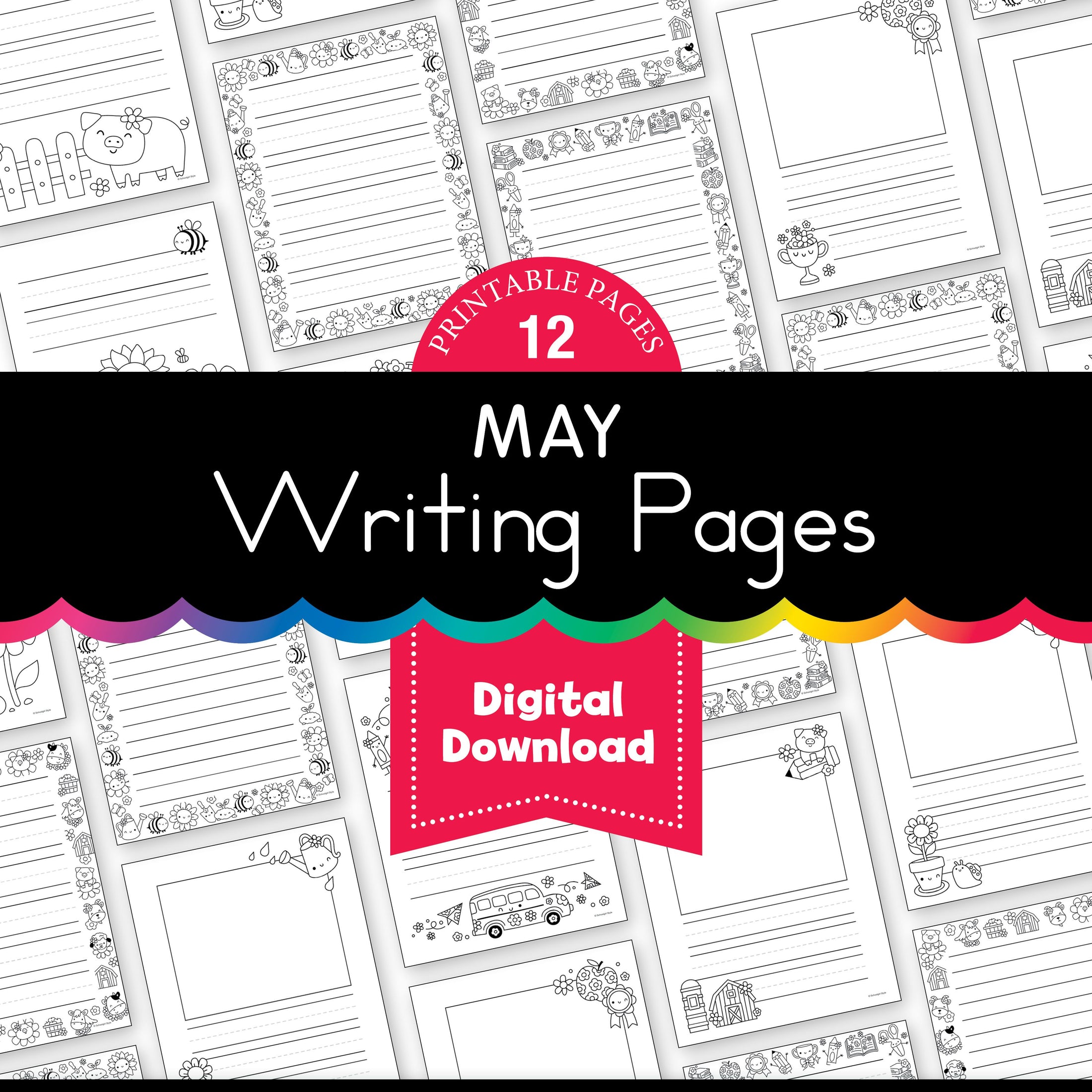Printable May Writing Pages