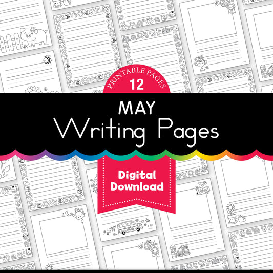 Printable May Writing Pages