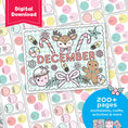 Load image into Gallery viewer, Printable Preschool December Homeschool Curriculum Bundle
