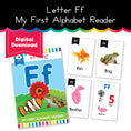 Load image into Gallery viewer, my first alphabet reader letter Ff
