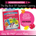 Load image into Gallery viewer, The Big Book of September Learning Kindergarten
