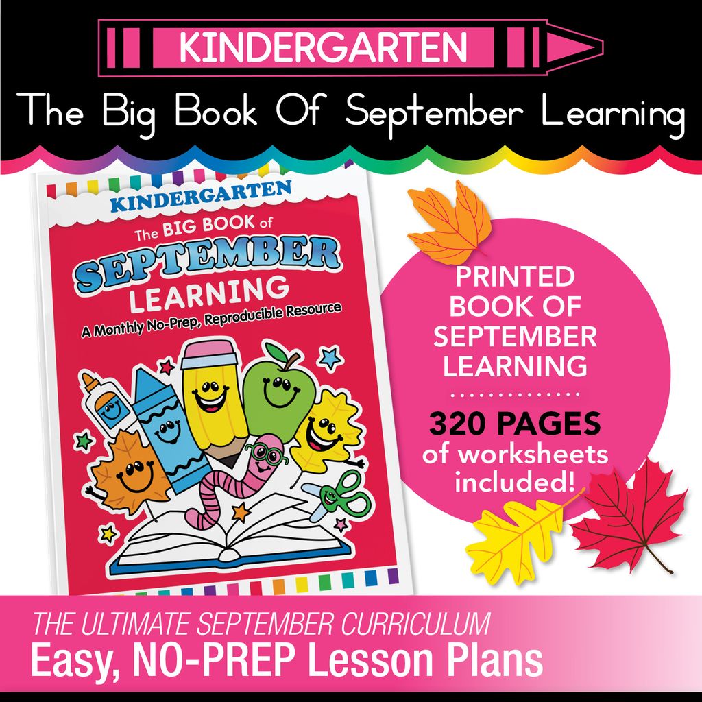 The Big Book of September Learning Kindergarten
