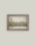 Load image into Gallery viewer, Winter Fawn Framed Antique Art
