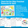 Load image into Gallery viewer, Printable Preschool April Daily Math
