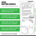 Load image into Gallery viewer, Printable First Grade April Writing Bundle
