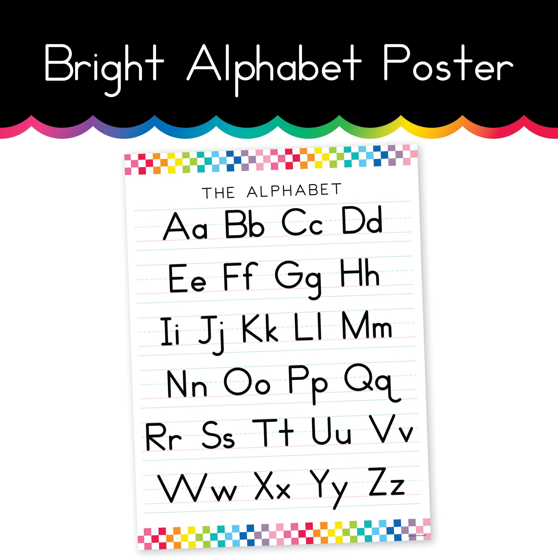 Bright | Alphabet | Home Learning Poster