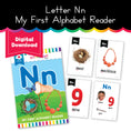 Load image into Gallery viewer, My first alphabet reader letter Nn
