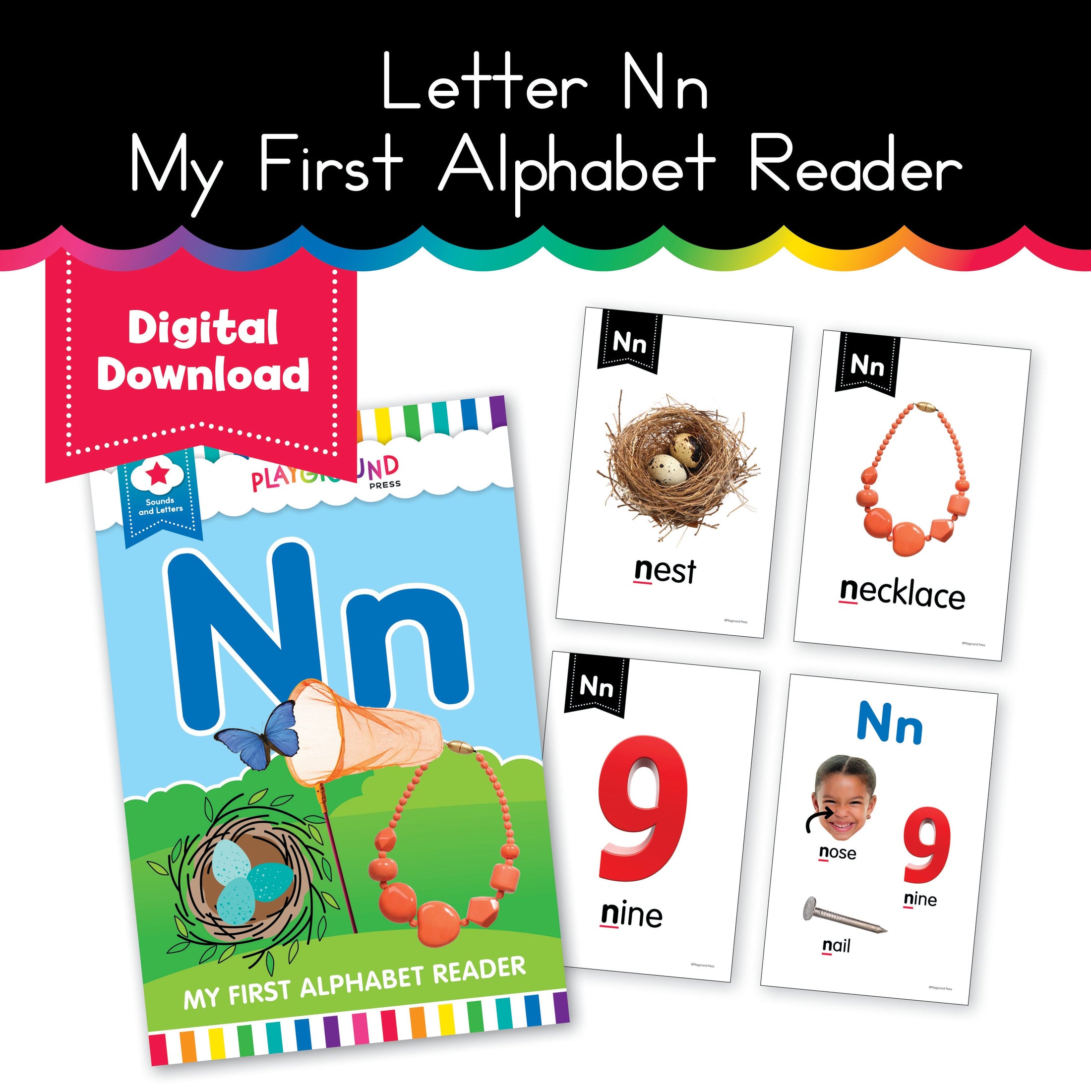 My first alphabet reader letter Nn