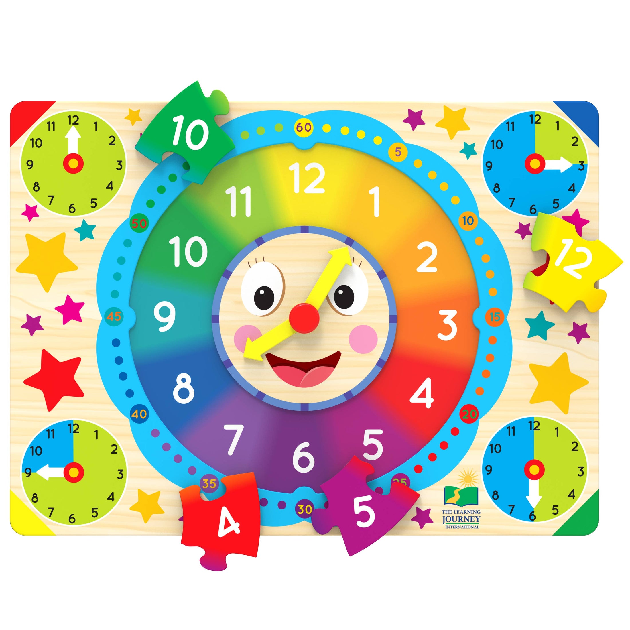 Lift & Learn Clock Puzzle