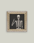 Load image into Gallery viewer, Skeleton Framed Antique Art
