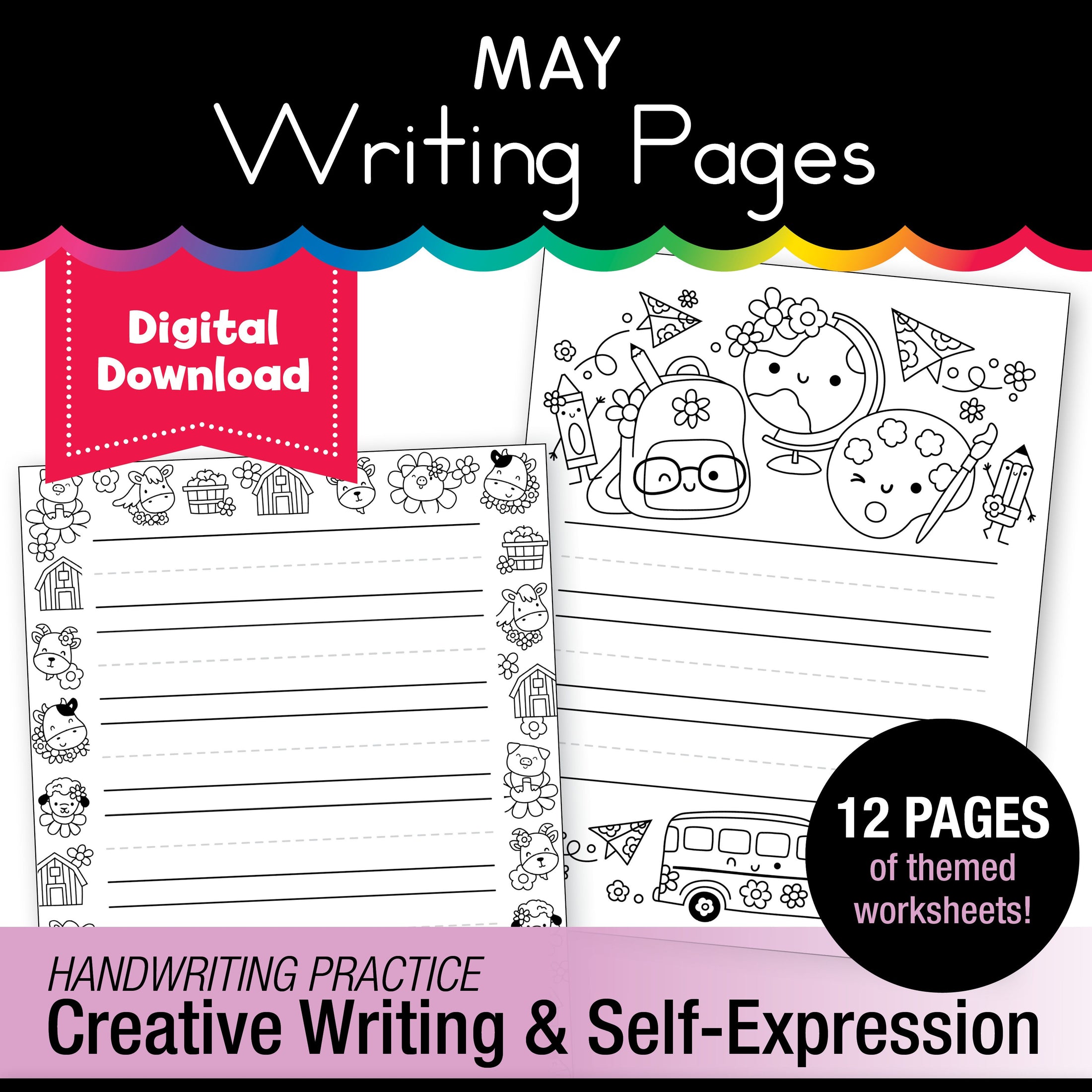 Printable May Writing Pages