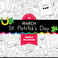 Load image into Gallery viewer, Printable March St. Patrick's Day Activity Pack
