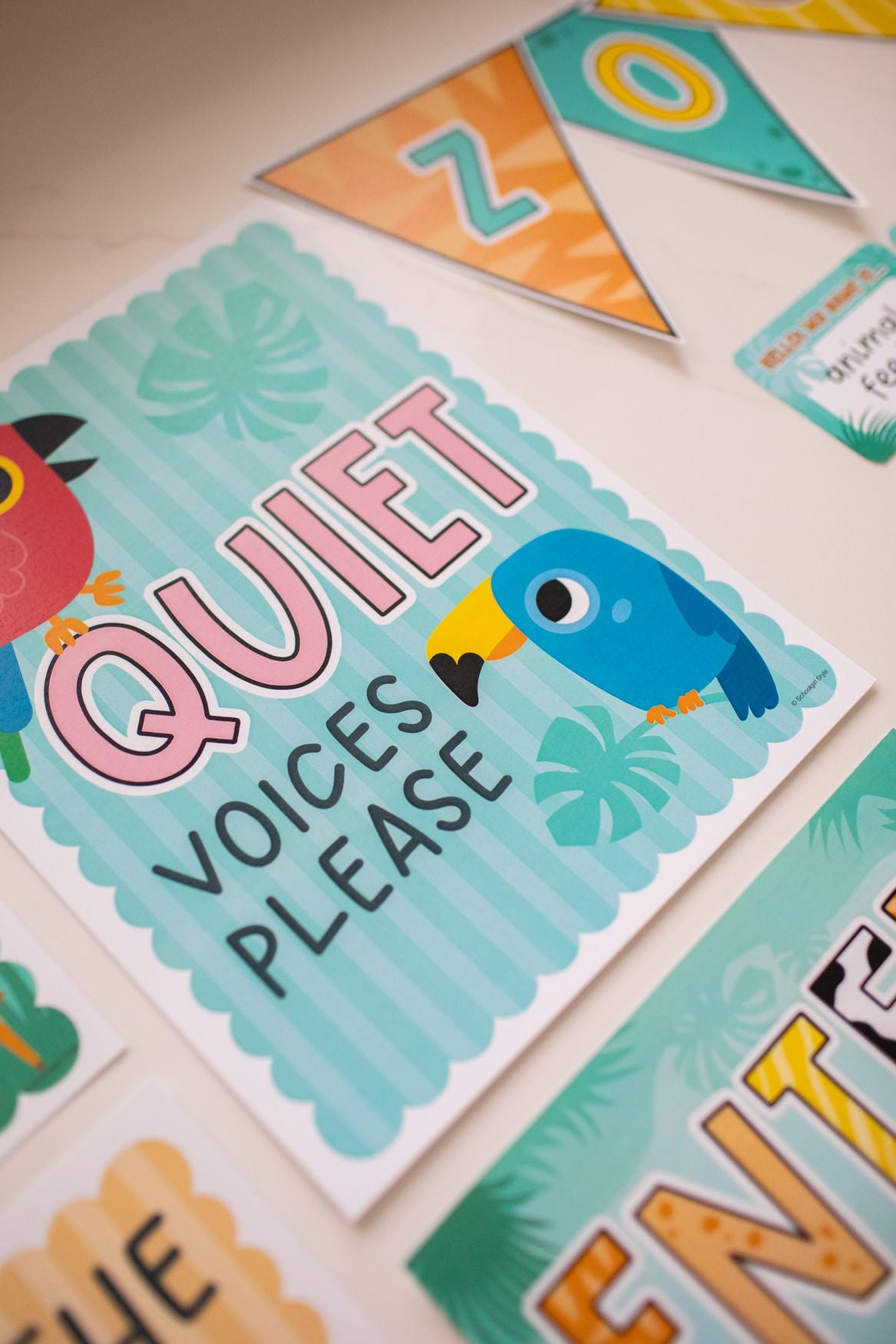 Printable March Dramatic Play At The Zoo