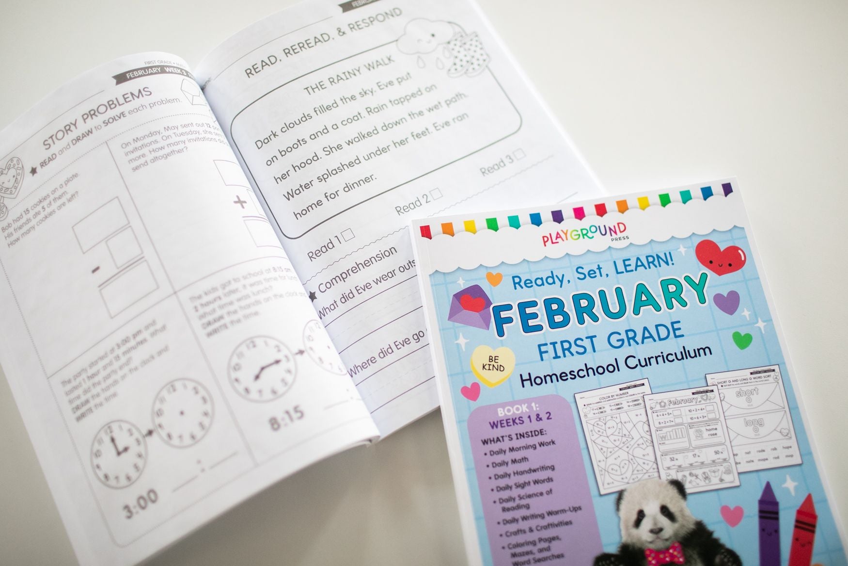 Ultimate First Grade February Homeschool Curriculum Bundle