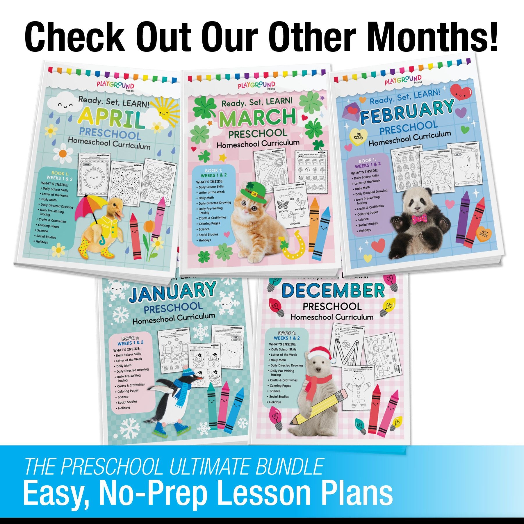 Ultimate Preschool May Homeschool Curriculum Bundle