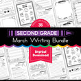Load image into Gallery viewer, Printable Second Grade March Writing Bundle
