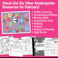 Load image into Gallery viewer, Printable Kindergarten February Daily Math
