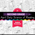 Load image into Gallery viewer, Printable Second Grade April Daily Science of Reading
