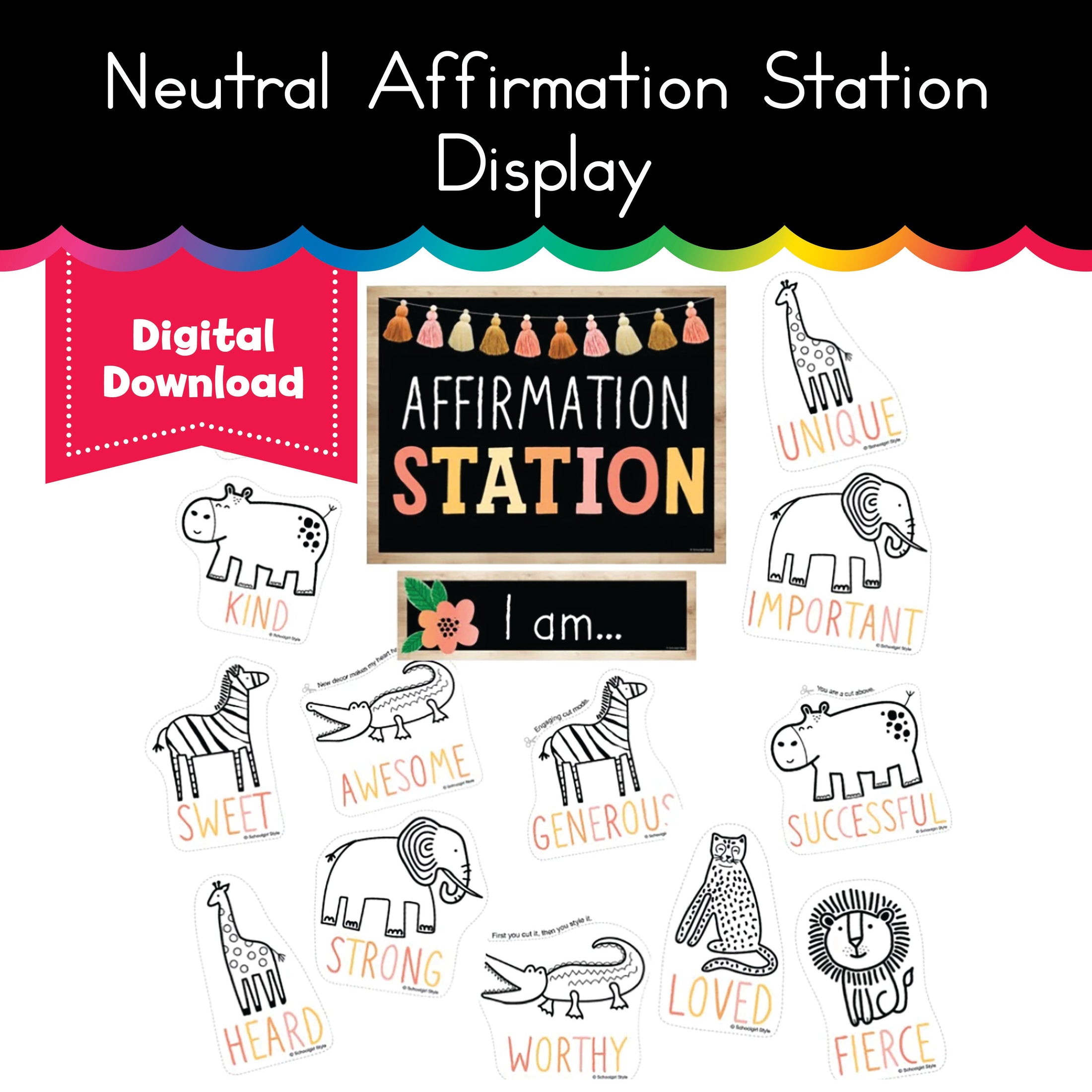 Neutral Affirmation Station Display