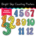 Load image into Gallery viewer, Bright Skip Counting Posters

