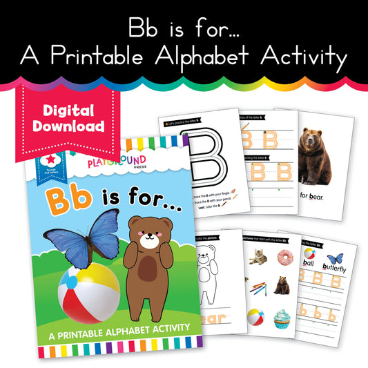 S.T.A.R. Reading: Bb is For... A Printable Alphabet Activity - Book 3