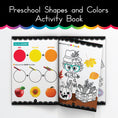 Load image into Gallery viewer, Preschool Shapes and Colors Activity Book
