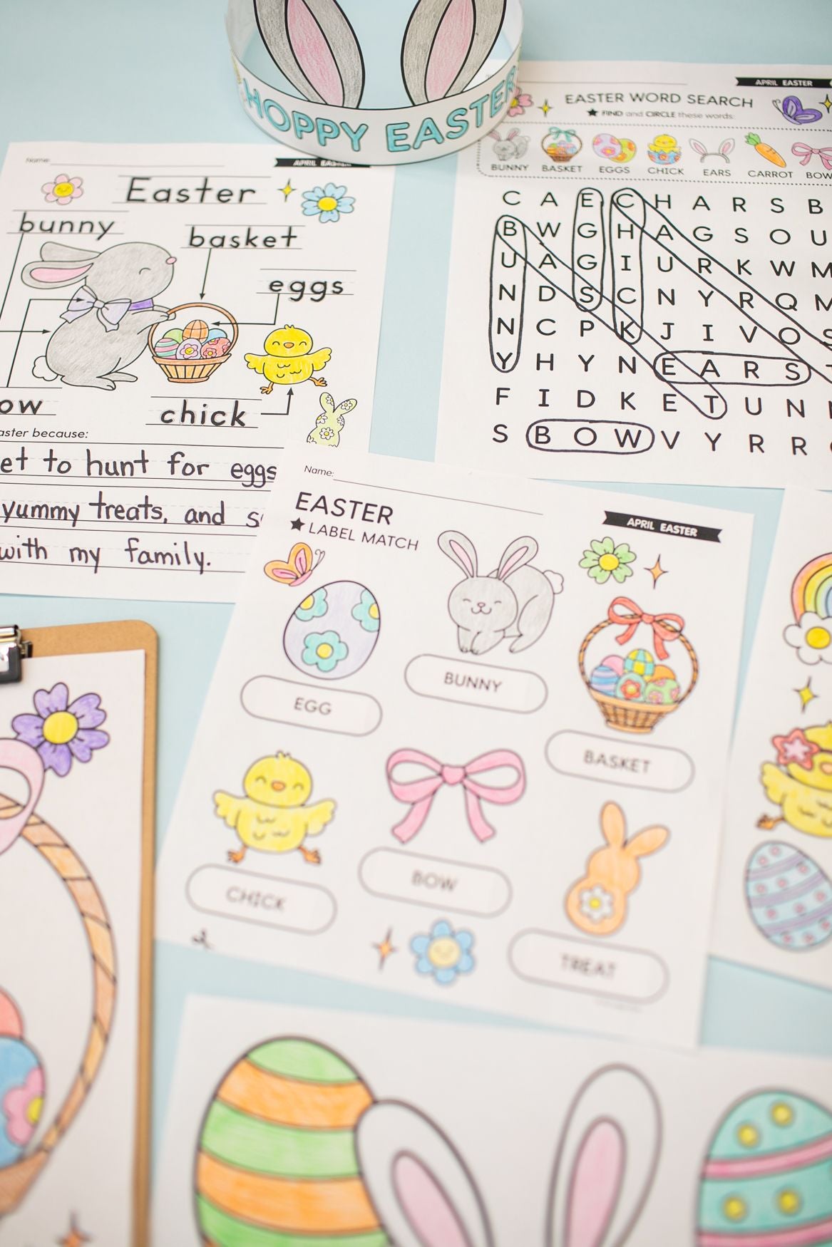 Printable April Easter Activities Pack