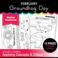Load image into Gallery viewer, Printable February Groundhog Day Activity Pack
