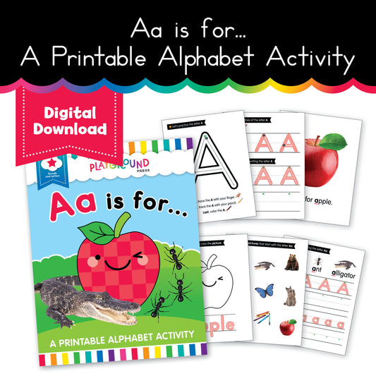 S.T.A.R. Reading: Aa is For... A Printable Alphabet Activity - Book 3