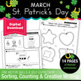 Load image into Gallery viewer, Printable March St. Patrick's Day Activity Pack
