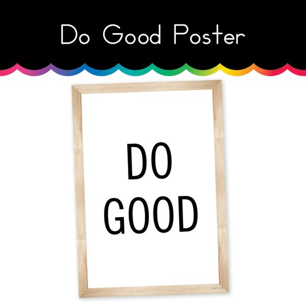 Do Good Poster | Playground Press