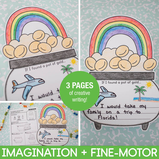 Printable March If I Found A Pot Of Gold Craftivity