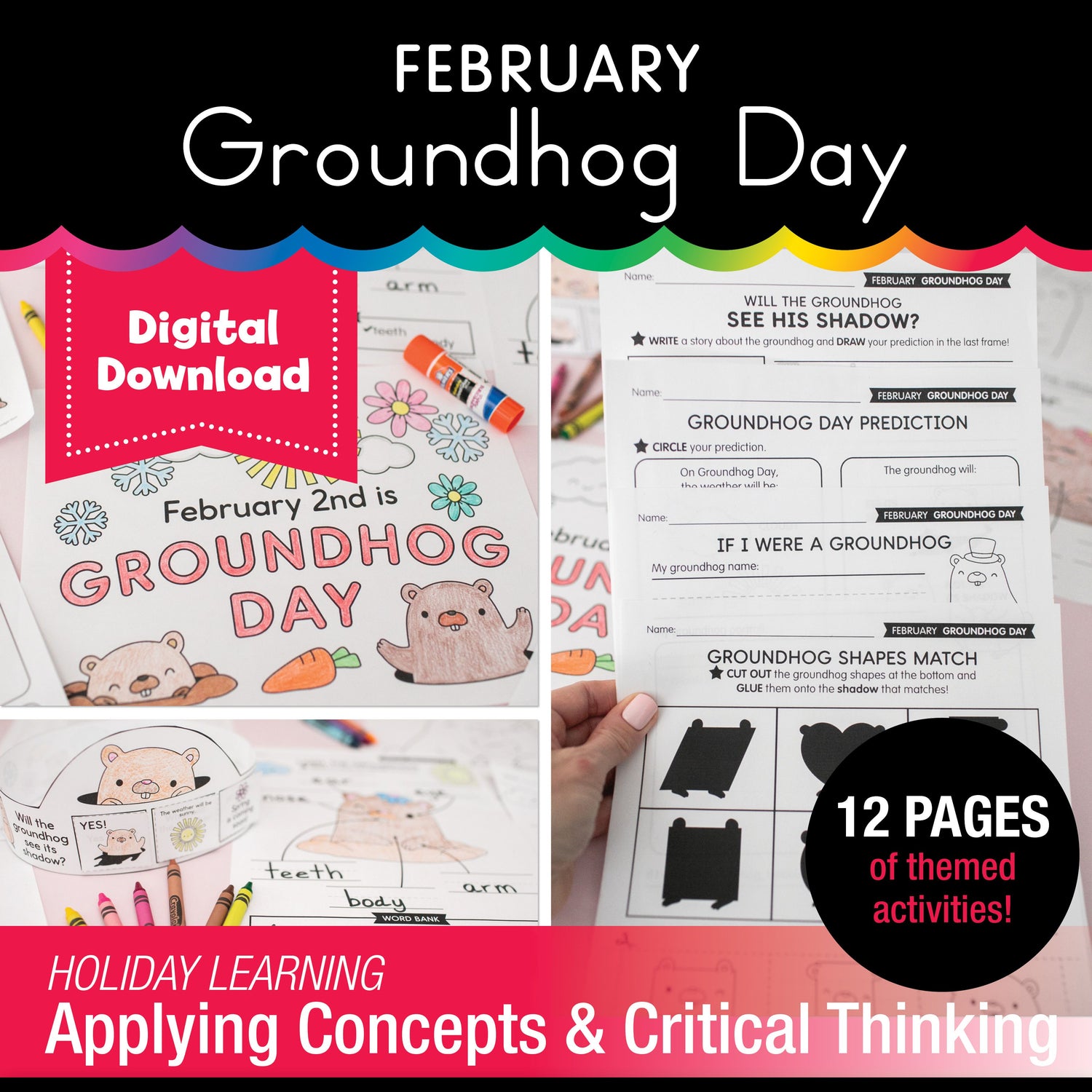 Groundhog Day Activities & Crafts