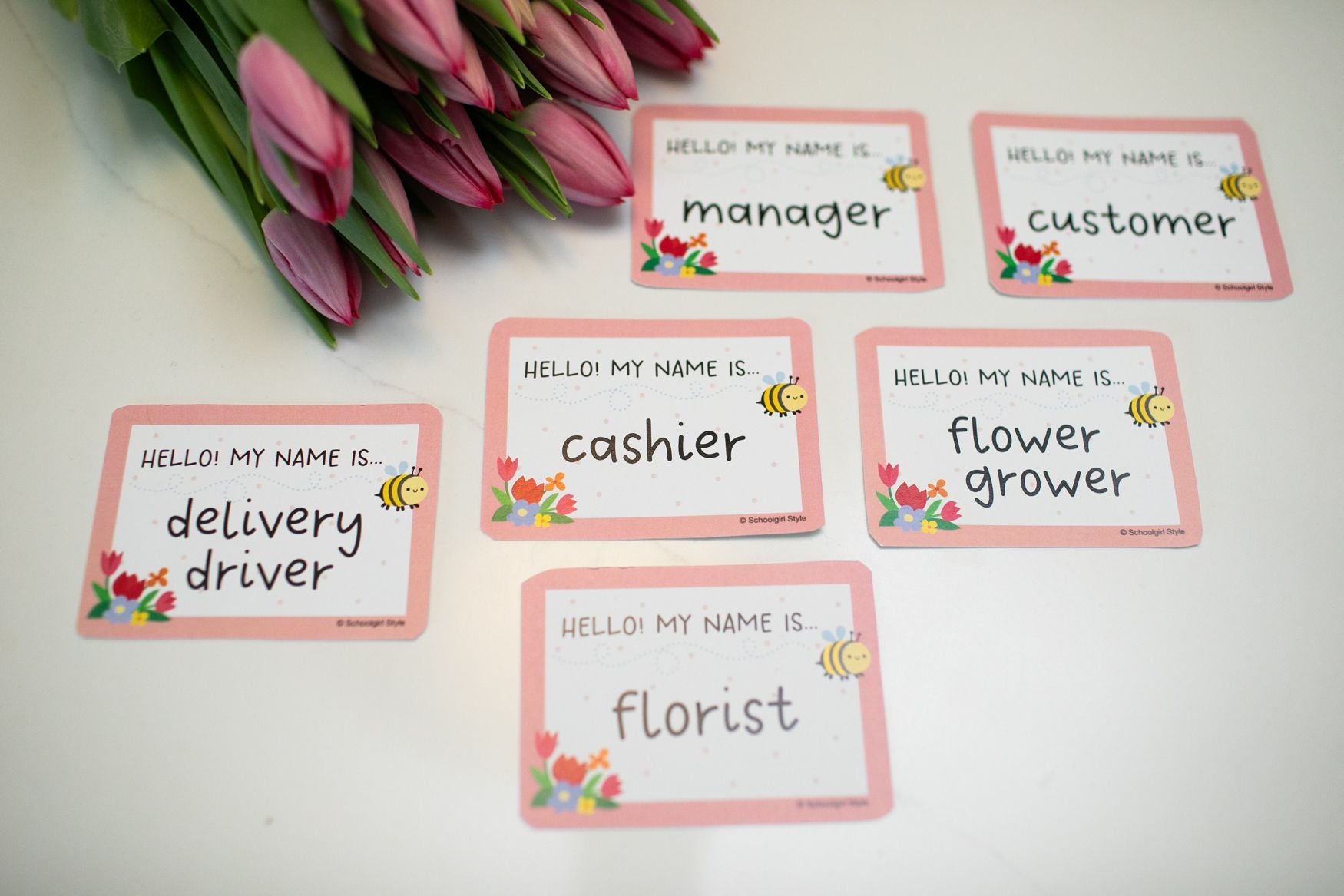 Printable May Dramatic Play Flower Shop