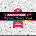 Load image into Gallery viewer, Printable Kindergarten May Daily Morning Work
