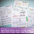 Load image into Gallery viewer, Printable Second Grade April Daily Heart Words
