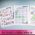 Load image into Gallery viewer, Printable Kindergarten April Daily Math

