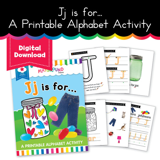 S.T.A.R. Reading: Jj is For... A Printable Alphabet Activity - Book 3