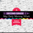 Load image into Gallery viewer, Printable Second Grade May Daily Morning Work
