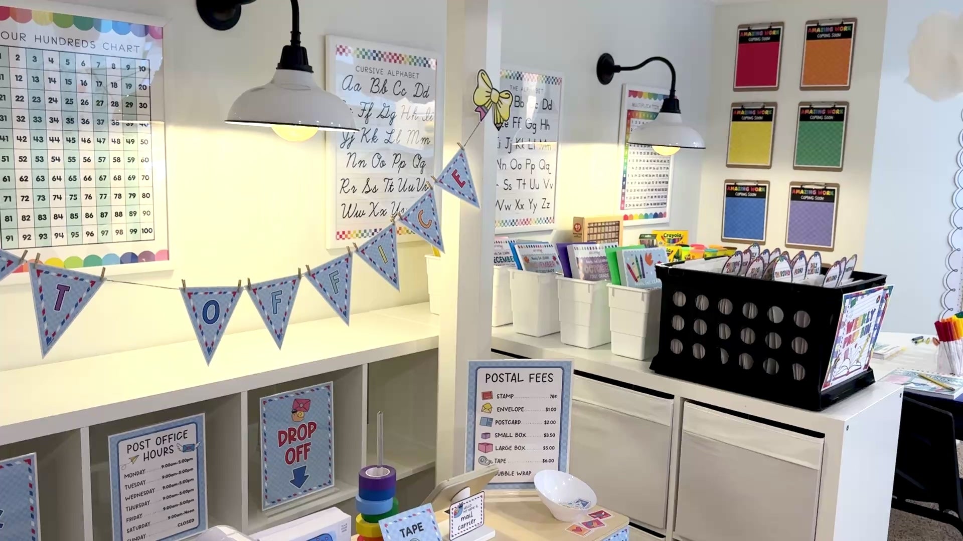 Printable February Dramatic Play Post Office