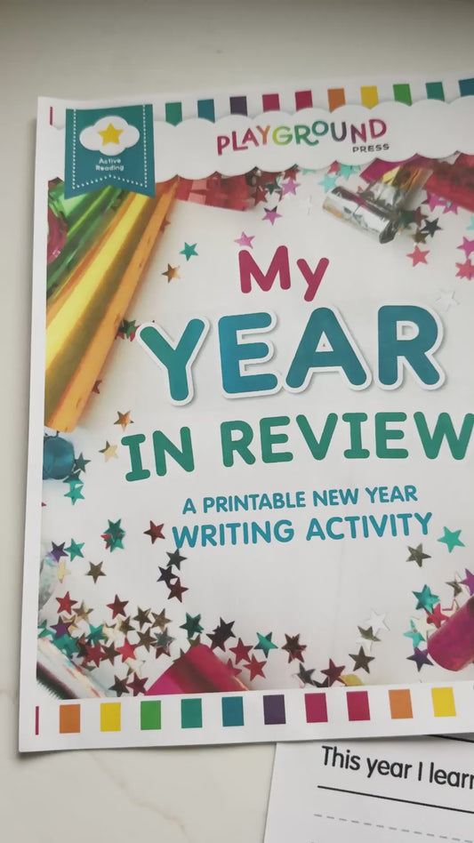 January Printable Activity | My Year In Review